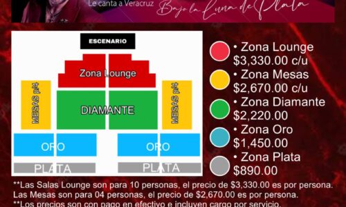 Mijares le cantará a Veracruz “Bajo la luna de Plata”