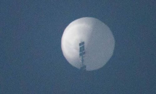El Pentágono detectó un globo espía chino sobre territorio de Estados Unidos