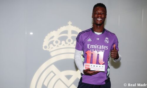 Eduardo Camavinga, jugador del mes en el Real Madrid