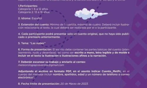Concurso de Cuento infantil de PC, amplia convocatoria al 20 de marzo