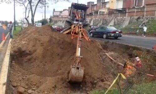 Inician trabajos para puente a desnivel en la zona de Las Trancas