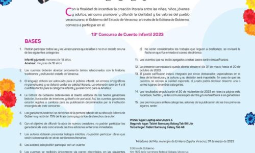 Grandes premios en el Concurso de Cuento Infantil de Editora de Gobierno 2023