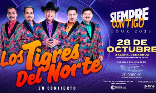 Los Incansables Tigres del Norte llegan a Xalapa el próximo 28 de octubre