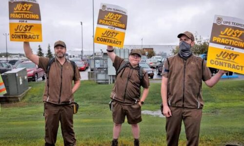 UPS podría paralizar envios por huelga de personal