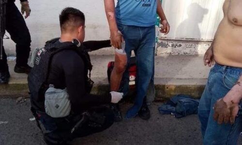Cuatro heridos, entre ellos un menor, por explosión de acumulación de gas, en Coatepec
