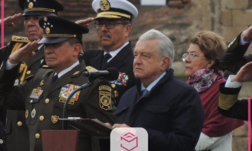 AMLO y Fuerzas Armadas festejan los 200 años del Heroico Colegio Militar, en Perote