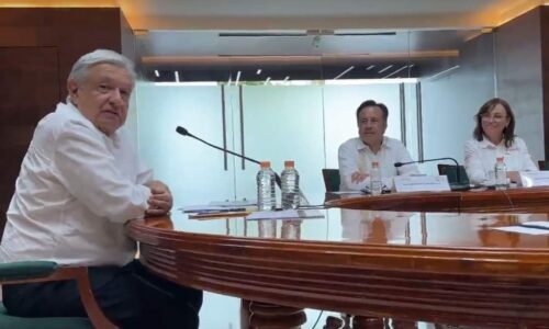 AMLO y Cuitláhuac supervisan toques finales del Tren Interoceánico