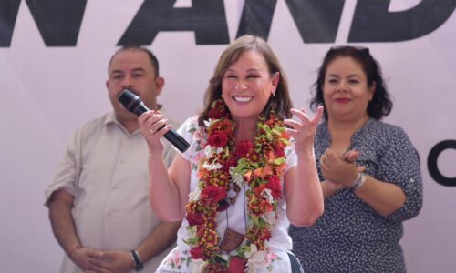 Rocío Nahle recibe la bendición en los Tuxtlas