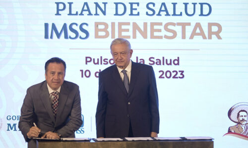 Presidente afianza acuerdo IMSS-Bienestar con 23 entidades; atenderá 53.2 millones de personas sin seguridad social