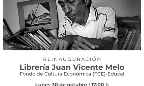 Invita IVEC a la reinauguración de la Librería “Juan Vicente Melo” del FCE-Educal, albergada en la Fototeca de Veracruz