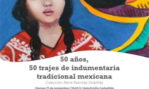 Invitan ESAV e IVEC a la presentación de 50 años, 50 trajes de indumentaria tradicional mexicana