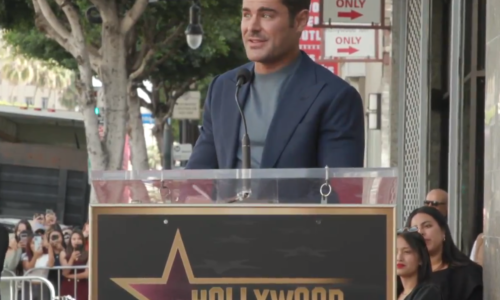 «Go Wildcats!» Zac Efron obtiene una estrella en el Paseo de la Fama
