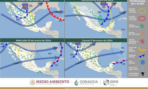 Nuevo “norte explosivo” se prevé para éste martes por FF25: CONAGUA