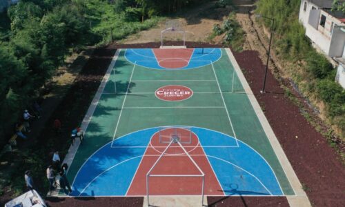 Entrega Gobierno de Erick Ruíz espacio deportivo en la colonia Arboledas en zona conurbada