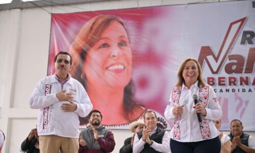 Presenta Rocio Nahle a su coordinador de precampaña
