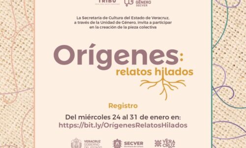 Convoca SECVER a participar en la creación de Orígenes: relatos hilados, pieza textil colectiva con motivo del Día Internacional de las Mujeres