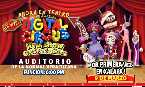 Llega por primera vez a Xalapa «The Amazing Digital Circus».