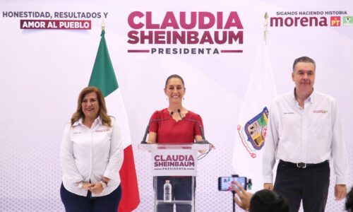 Claudia Sheinbaum reitera atención a las causas, consolidación de la Guardia Nacional y Cero Impunidad como la estrategia de Seguridad en Nuevo León y en todo el país
