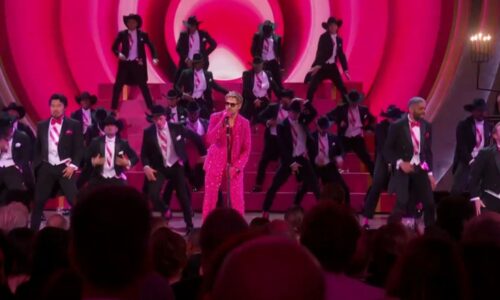 Ryan Gosling conquista el teatro Dolby con “I’m Just Ken”