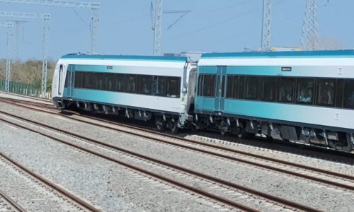 Vagón del Tren Maya se sale de la vía en Yucatán