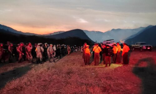 Reinician actividades de combate a incendio en Altas Montañas