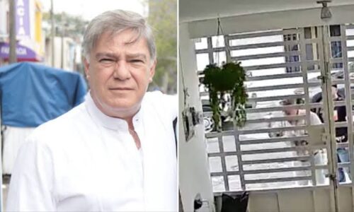 Candidato de Movimiento Ciudadano en Tabasco se enoja por que no le abren la puerta