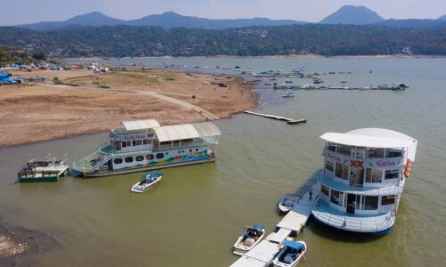 Conagua suspende extracción de agua en presa Valle de Bravo por falta del vital líquido