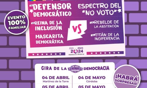 OPLE promueve el voto mediante lucha libre