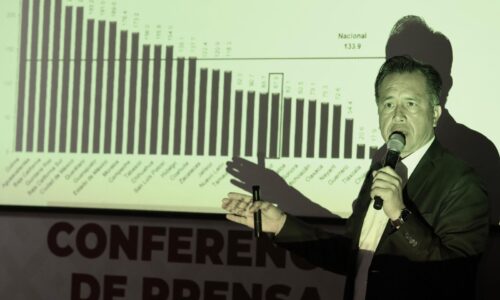 Veracruz, lejos de los primeros lugares de inseguridad; “antes no pudieron”, señala Cuitláhuac García