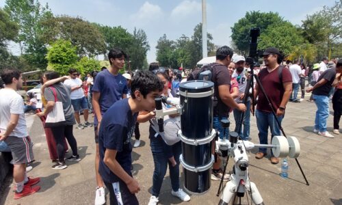Más de 900 personas observaron el eclipse solar en el Kaná: Gobernador