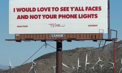 Tyler, The Creator pide a los fans a no usar su celular y disfrutar del momento en Coachella