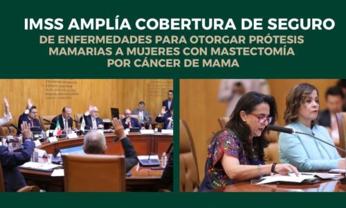 IMSS aprueba cobertura de prótesis mamarias para mujeres mastectomizadas