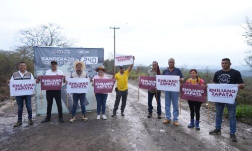 Arranca segunda etapa de construcción del camino para productores de limón en Emiliano Zapata