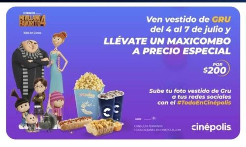 ¡Gran promoción para el Estreno de ‘Mi Villano Favorito 4’!