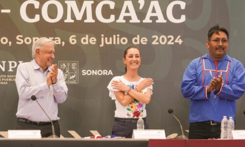 VAMOS A CONTINUAR CON EL PLAN DE JUSTICIA PARA EL PUEBLO SERI: CLAUDIA SHEINBAUM