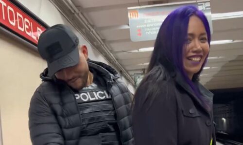 Luna Bella graba video sexual en el Metro CDMX