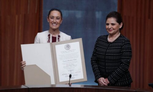Claudia Sheinbaum recibe constancia como Presidenta Electa de México por parte del Tribunal Electoral