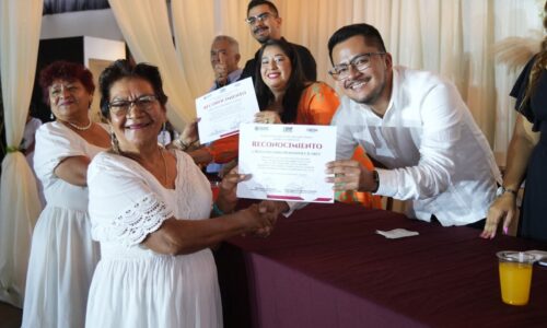Celebra Gobierno de Erick Ruíz a la tercera edad en Emiliano Zapata