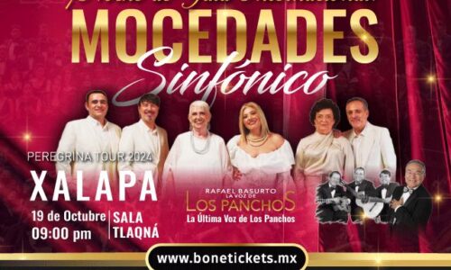 MOCEDADES SINFÓNICO llega a Xalapa en una Noche de Gala con su “Peregrina Tour”
