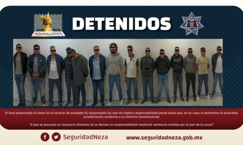 Detienen a policías y agentes de la FGR en Nezahualcóyotl por cateo ilegal