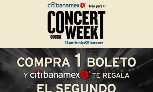 Concert Week 2024: Aprovecha la promoción 2×1 de Ocesa
