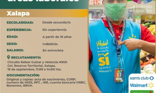 ¿Te gustaría trabajar en Grupo Walmart y perteneces a un grupo vulnerable? Esta es tu oportunidad