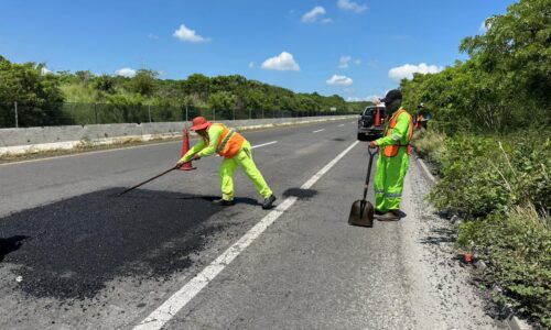 Sigue la rehabilitación de la carretera Xalapa-Veracruz