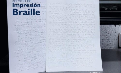 UBSI ofrece servicio gratuito de impresión en braille para promover la inclusión