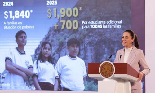 PRESIDENTA CLAUDIA SHEINBAUM ANUNCIA LA NUEVA BECA UNIVERSAL “RITA CETINA GUTIÉRREZ” PARA ESTUDIANTES DE EDUCACIÓN BÁSICA