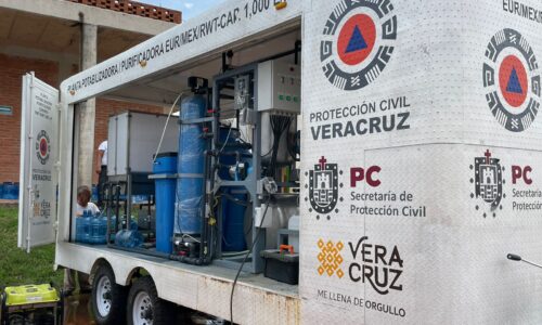 Vigila PC con municipios incremento del río Coatzacoalcos