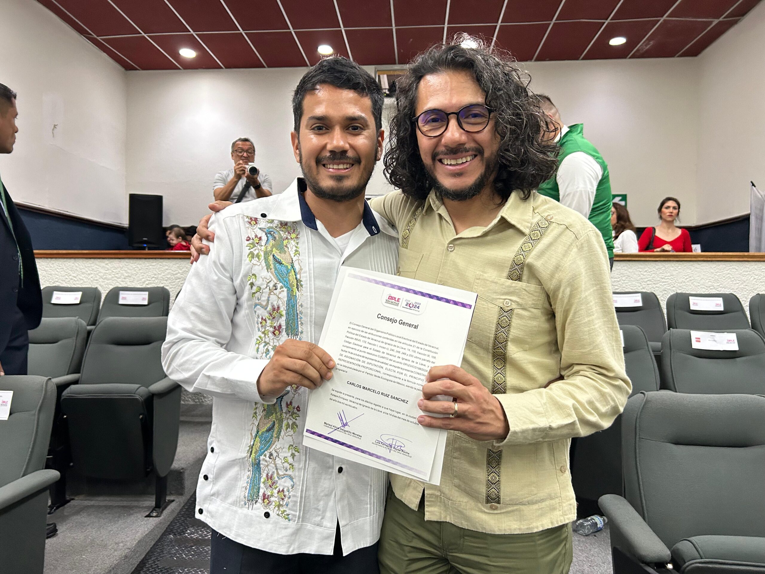El Partido Verde cumplirá a los veracruzanos: Marcelo Ruiz; Edgar Herrera será el próximo dirigente