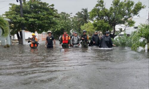 Gobierno Estatal coordina acciones para atender afectaciones por lluvias en el puerto de Veracruz