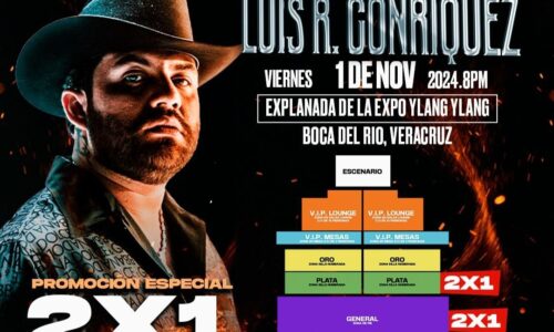 Lanzan 2×1 para el concierto de Luis R. Conriquez en Veracruz🔥🔥