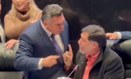 Acalorada discusión entre Alejandro “Alito” Moreno y Gerardo Fernández Noroña en el Senado